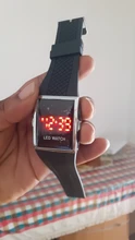 Reloj de pulsera deportivo Unisex, con pantalla Digital LED, funda cuadrada, informal, a la moda, regalo