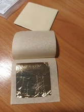 Hojas de oro de 24K para decoración de tartas, hojas de papel de aluminio comestible para manualidades, diseño dorado, envoltura de regalo de papel, álbum de recortes, 10 Uds.