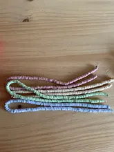 6mm 400 unids/lote resultados de la joyería de DIY granos de arcilla de polímero de espaciador cuentas Boho joyería accesorio de la pulsera