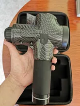 Pistola de masaje muscular, masajeador de percusión de tejido profundo, inalámbrico, nivel de 30 velocidades, profesional, manual, eléctrico