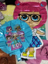 Anime nuevo LOL sorpresa 18 pulgadas globo de figura juguetes habitación Dcorations globos de papel de aluminio juguete niños chica lols juguetes regalo de cumpleaños