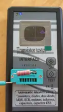 Multiusos Transistor Tester 128*160 diodo tiristor capacitancia resistencia inductancia MOSFET ESR LCR Metro pantalla TFT Color