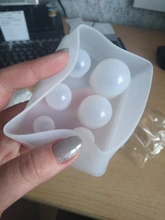 Molde de bola de estrella de silicona, esfera de Gel, gota de cristal, 25, 20, 15mm, multi-tamaño, nuevo