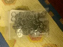 100 unids/lote 5-15mm abierto de acero inoxidable doble salto anillos para DIY clave doble conectores de anillos partidos para la fabricación de la joyería