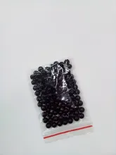 Ojos de muñeca de seguridad negra para manualidades, cuentas de costura de 3-12mm, 100 Uds.