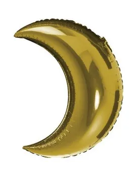 Moon Balloon 89cm Gold-Foil Polyamide-A1613799 
Moon Balloon 89cm Gold-Foil Polyamide-A1613799