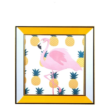 Canvas Print Pink Flamingo With Glass Acrylic Metallic Frame 
Canvas Print Pink Flamingo With Glass Acrylic Metallic Frame