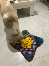 Snuffle Mat Carpet Puzzle-Toy Feeding-Bowl Sniffing-Pad Food-Dispenser Nose-Smell Dog