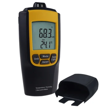 Handheld Digital Thermometer Humidity / Temperature / Dew Point Tester Tool Backlight Function Available w/ CE Markings
Handheld Digital Thermometer Humidity / Temperature / Dew Point Tester Tool Backlight Function Available w/ CE Markings