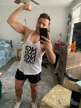 Camiseta sin mangas de entrenamiento para hombre, chaleco deportivo para Fitness y musculación