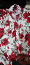 Camisa de moda para hombre, camisa de manga larga con botones, informal, con estampado Floral de rosas, novedad de Otoño de 2019