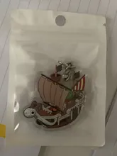 LLavero de una pieza con colgante acrílico de doble cara, accesorios de Anime, llavero de dibujos animados, 2019