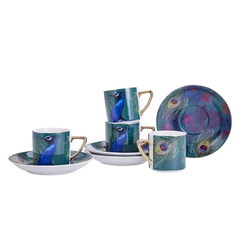 Karaca Peacock 4-Piece Peacock Coffee Cup
Karaca Peacock 4-Piece Peacock Coffee Cup