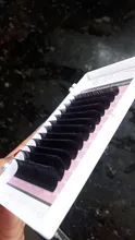 Extensiones de pestaña plana mate, visón Individual más suave, suministros de pestañas, elipse, Cachemira, puntas divididas de volumen