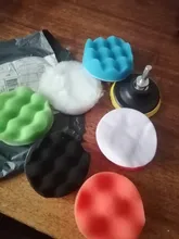 Herramientas de decoración de coche pulido y encerado, esponja de pulido encerado, rueda de esponja de abrillantado para coche, 3 pulgadas, 8 piezas