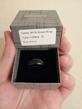 Chip inteligente T5577 o UID, pulsera de cerámica RFID de 125KHZ o 13,56 MHZ, para hombre o mujer