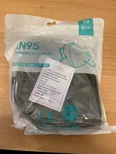 Mascarillas FFP2 Multicolor para adultos, máscara de tejido negro KN95, 5 capas, respirador con filtro KN95, color azul