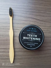 Bamboo-Toothbrush Charcoal Oral-Hygiene Eco Organic Teeth Natural-Activated with Whitener-Powder-Kit