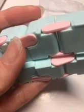 Rompecabezas cuadrado de cubo mágico infinito para niños y adultos, juguete de descompresión para aliviar el estrés, juego de mano divertido, laberinto de cuatro esquinas