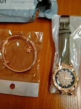 Conjunto de relojes con cielo estrellado para mujer, pulsera de cuero, deportivo, de cuarzo, informal, 2020