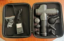 Pistola de masaje muscular, masajeador de percusión de tejido profundo, inalámbrico, nivel de 30 velocidades, profesional, manual, eléctrico