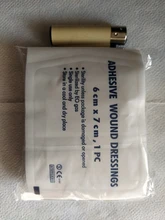 20 PCS impermeable de apósitos pasta estéril desechable pasta vendaje gasa nueva pieza no tejida gran tirita