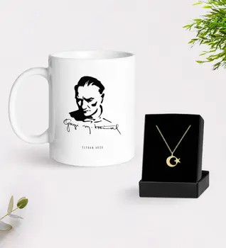 Personalized Ataturk Themed Mug And Moon Star Necklace Gift Seti-19
Personalized Ataturk Themed Mug And Moon Star Necklace Gift Seti-19