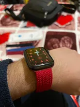 Correa trenzada para Apple watch, Correa trenzada para iWatch de 44mm y 40mm, pulsera de reloj de tela de 38mm/42mm, serie applewatch 6 5 4 3 SE
