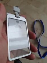 Portatarjetas de aleación de aluminio de alta calidad, funda para tarjeta de identificación, trabajo de Metal, identificación, 1 Uds.