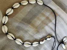 Caliente Concha Collar de conchas marinas de la joyería de las mujeres de verano de playa Concha gargantilla bohemio cuerda Cowrie collares de abalorios Collar hecho a mano de la mujer