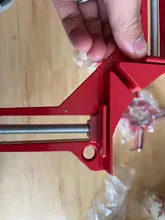 Clip de ángulo recto, multifunción, 90 grados, marco de imagen, abrazadera esquinera, 100 mm, esquinero, carpintería, 4 unidades