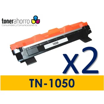 TonerAhorro-Pack 2 Toner Compatible with BROTHER TN1050 BLACK TONER CARTRIDGE GENERIC TN-1050
TonerAhorro-Pack 2 Toner Compatible with BROTHER TN1050 BLACK TONER CARTRIDGE GENERIC TN-1050
