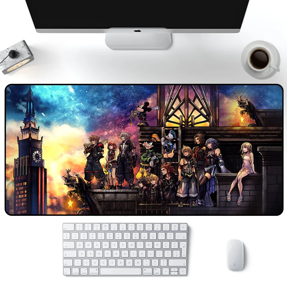 

Kingdom Hearts Mouse Pad Large Gaming Mousepad Gamer Computer Office Mouse Mat XXL Carpet Keyboard Mat Desk Pad Laptop Mausepad