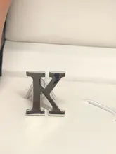 Latón de calidad de Color de plata letra 26 A-Z cartas gemelos hombre franceses camisa gemelos para hombre gemelos bouton manchette