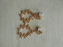 Joyería de colección de múltiples estilos para niña y mujer, aretes de Clip de hojas geométricas con personalidad creativo coreano, accesorios de moda para niña y Mujer