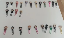 25 uds caliente icono de marcadores de libro de papel Clips de papelería para maestro de los estudiantes de la Escuela de suministros de oficina punto de libro regalo de los niños