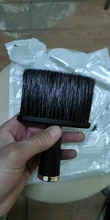 Brochas de barbero para pelo profesional, cepillo negro suave para pelo, cepillo de barba, herramienta de estilismo de peluquería