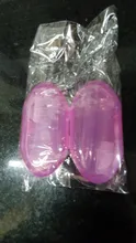 Cepillo de dientes de silicona suave con caja de almacenamiento para niños, herramienta de limpieza de dientes, masajeador de dientes de goma suave, 2 uds.