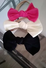 3 unids/set Floral arcos diadema bebé diademas de chica de elástico Bowknot bebé banda de pelo turbante conjunto, accesorios para el cabello para chicas