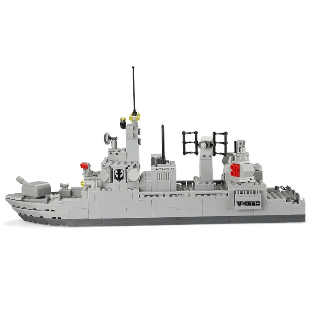 528PCS Destroyer Shape Building Blocks For Children Safe Material Small Particles Parent-Child Interaction Educational Kids Toys
528PCS Destroyer Shape Building Blocks For Children Safe Material Small Particles Parent-Child Interaction Educational Kids Toys