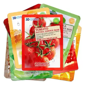 Set of 3D face masks foodaholic-improvement 
Set of 3D face masks foodaholic-improvement
