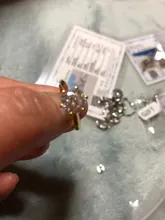 YANHUI-Anillo de compromiso de oro amarillo sólido de 18K y diamante, joyería de lujo, 8mm y 2 quilates, matrimonio, piedra solitaria