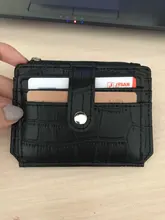 Tarjetero con textura de mármol, cartera pequeña de bolsillo para tarjetas de crédito, delgado y delgado, color blanco