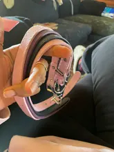 Collar de perros de piel sintética para mascotas, Correa personalizada para perros pequeños, medianos y grandes, suministros para caminar al aire libre