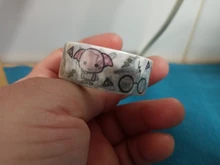 Cinta adhesiva de dibujos animados BH1138, 15mm x 5m, Washi, para álbum de recortes, película mágica decorativa, adhesivo de papelería