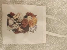 Bolsa de compras the Promise Neverland, bolsa de compras de lona reciclada, bolsas de tela, bolso plegable