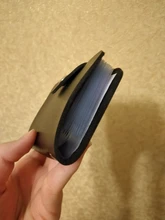 Cerrojo de 24 ranuras Bits bolso de tarjeta de negocios de tarjeta de hombres y mujeres portadores de identificación Banco organizador de tarjeta de crédito de tarjeta de pasaporte cartera