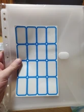 Archivador de plástico transparente con 11 orificios, 5 uds., tamaño de las letras, 8 1/2x11, bolsas de papel para archivador de 2/ 3/4 anillos