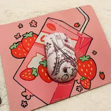 Game-Mousepad Desktop-Pad Gaming-Pad Milk Top-Selling Strawberry Japanese Wholesale Kawaii