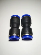 Conector neumático para tubo de aire y agua, acoplador rápido de 4mm, 6mm, 8mm, 10mm, 12mm, PU PY PK